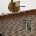 Установка снегозадержателей по ул.  10 годовщины октября, д. 16А
