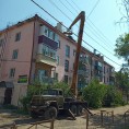 Ремонт вентиляционных шахт в МКД по адресу, ул. Октябрьской революции, д. 45