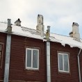 Установка снегозадержателей по ул.  Октябрьской революции, д. 134