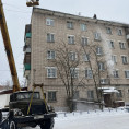 Проведены работы по расчистке кровли от наледи и снега на ряде домов