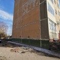 Начался капитальный ремонт фасада по адресу ул. Заря революции, д. 37